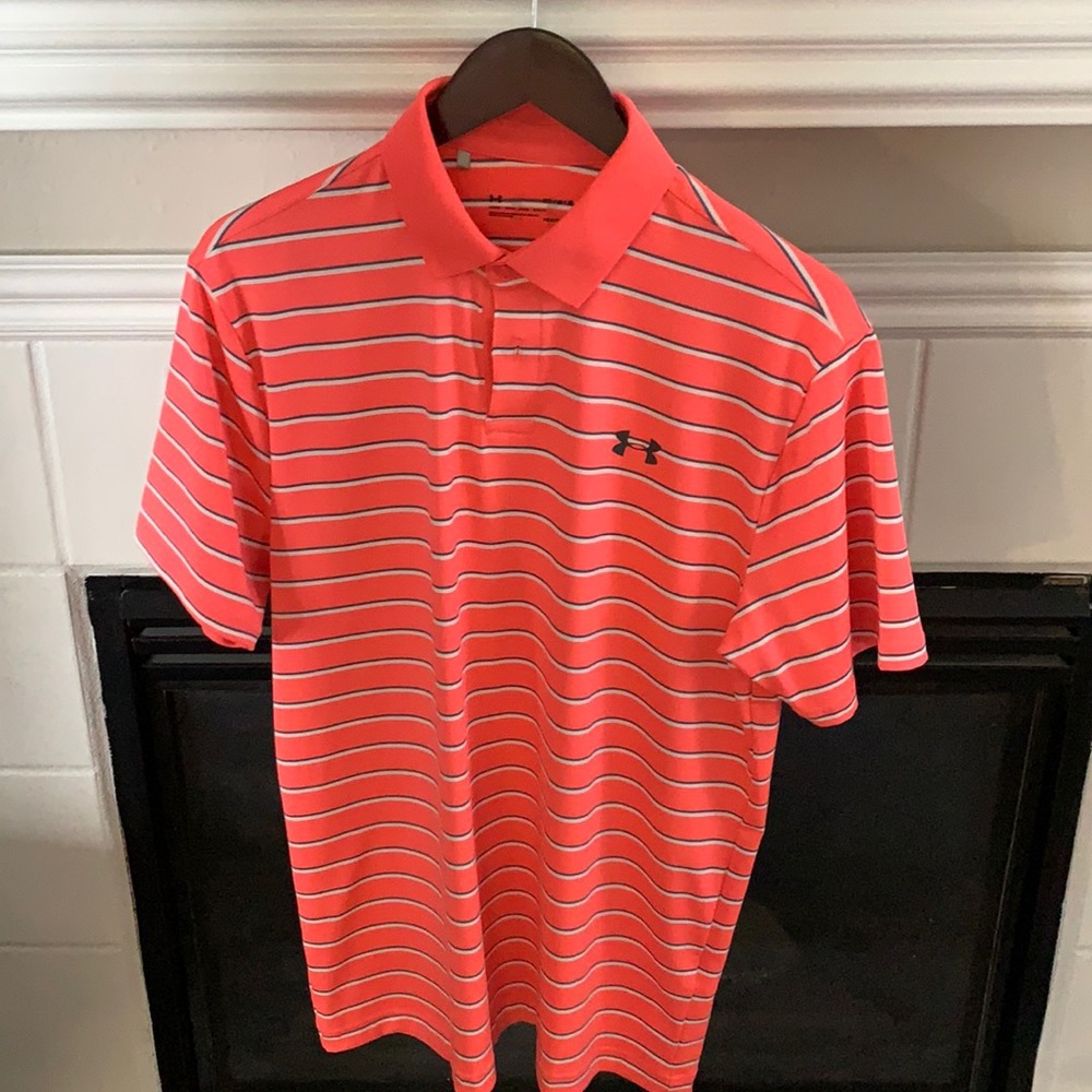 Men’s pinkish orange polo